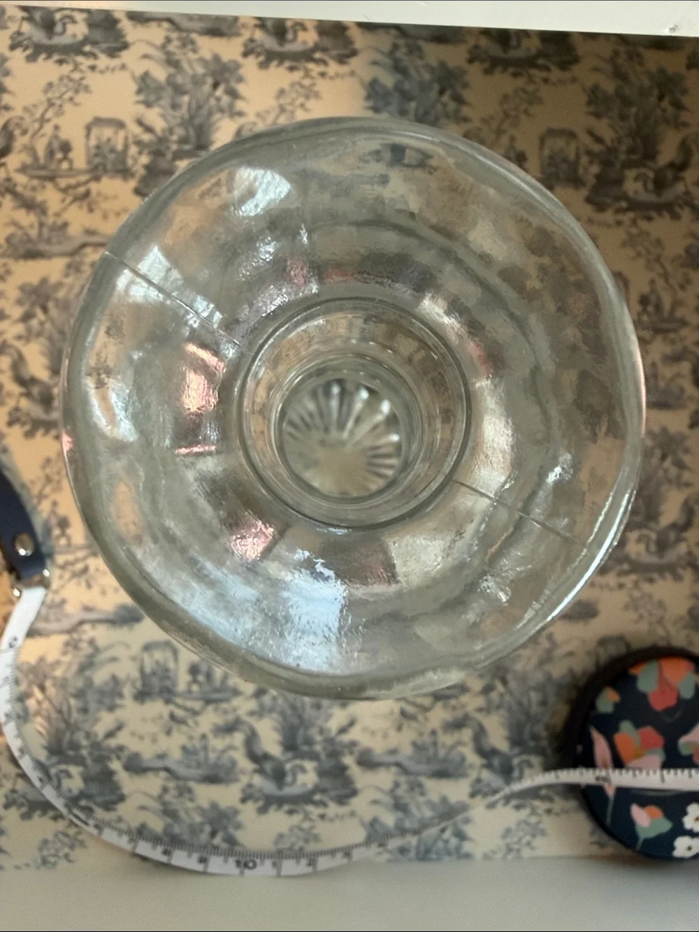 Vintage Clear Genie Bottle Bud Vase